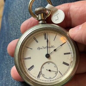 Antique Pocket Watch Elgin Waltham - Etsy