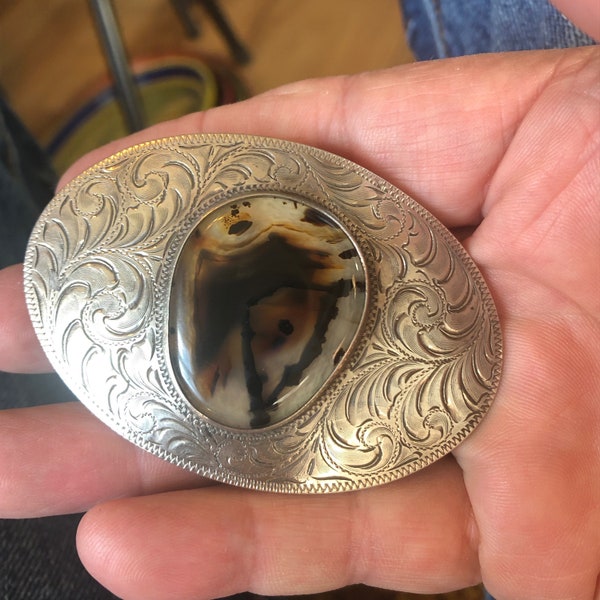 sterling belt buckle