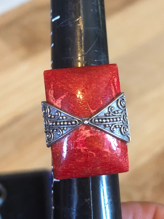 Vintage Ring Silver Sterling ~ Approx. Size 9