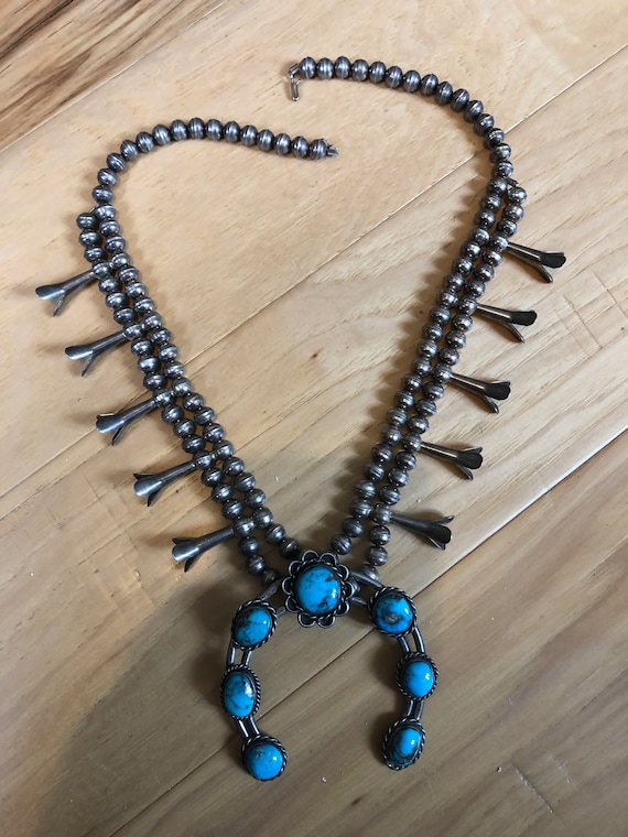 Vintage Squash Blossom Turquoise
