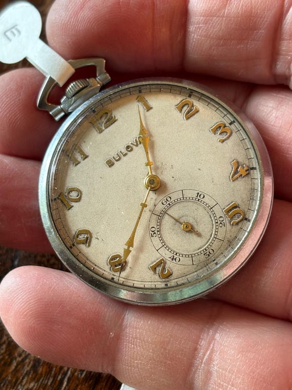 Antique Pocket Watch ~ Bulova