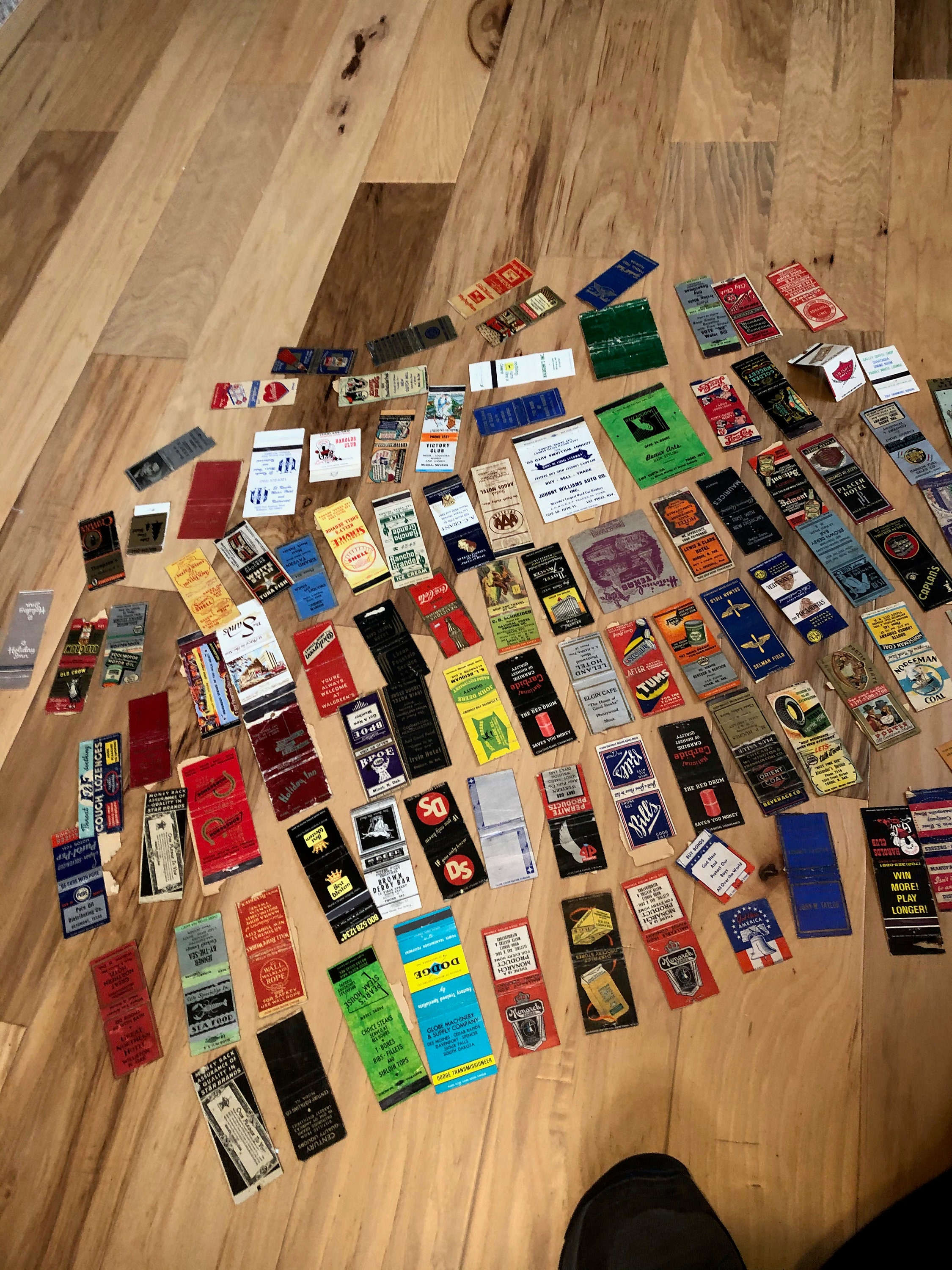 Vintage Match Book Cover Collection getrokken uit boek wat Etsy