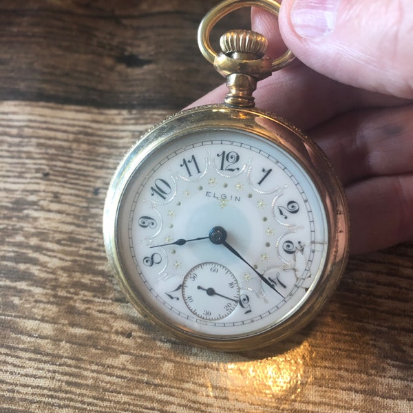 Pocket Watch ~ Runs ~ Elgin