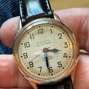 Vintage Bulova Acccutron  Wrist Watch ~ Needs Battery