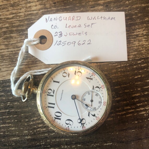 Pocket Watch Runs Vanguard Gem