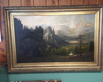 Original Antique Oil Painting ~ Signed E.A. Stevenson ~ Local Pick Up Only!