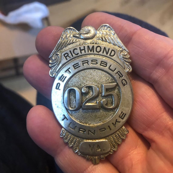 Antique Badge ~ Richmond VA. Turnpike