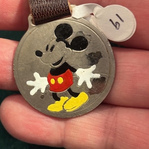 Vintage Mickey Mouse Watch Fob