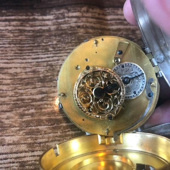 Pocket Watch Runs Fusee Gem