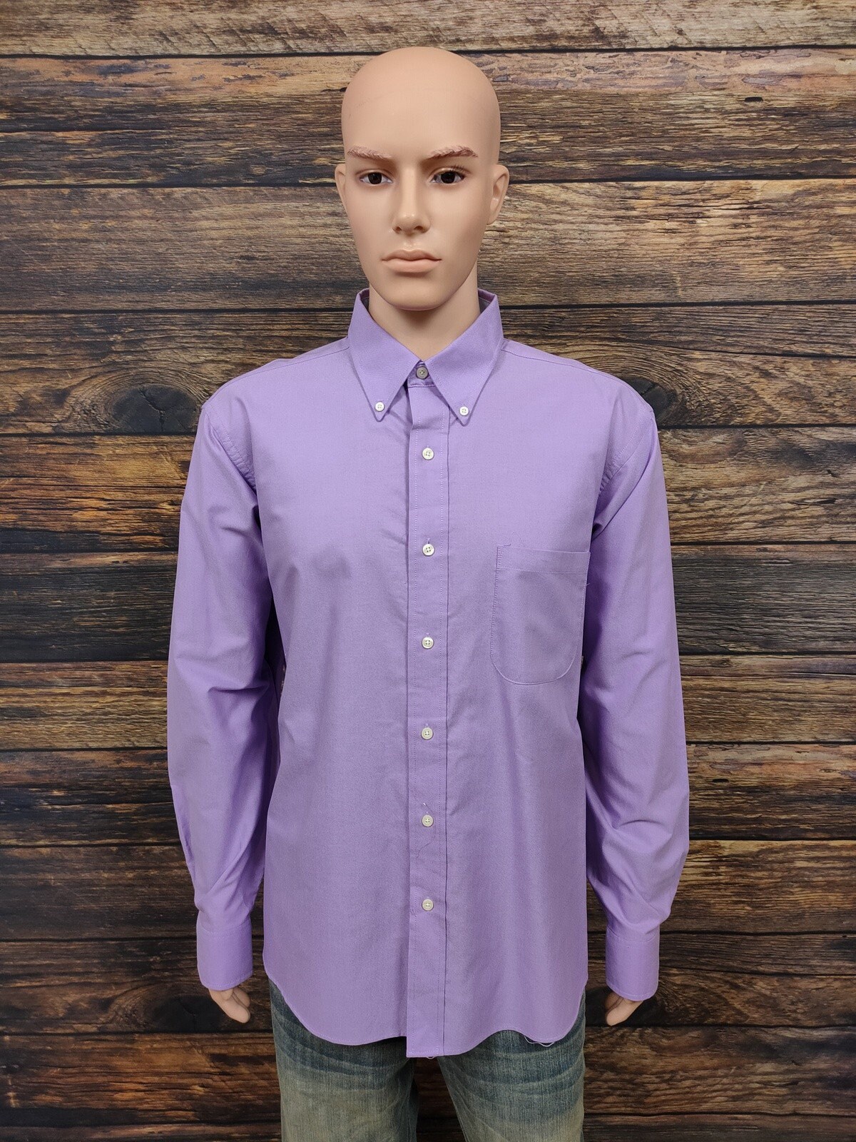 Chaps Long Sleeved Purple Shirt Size Men's 1717 1/2 Etsy