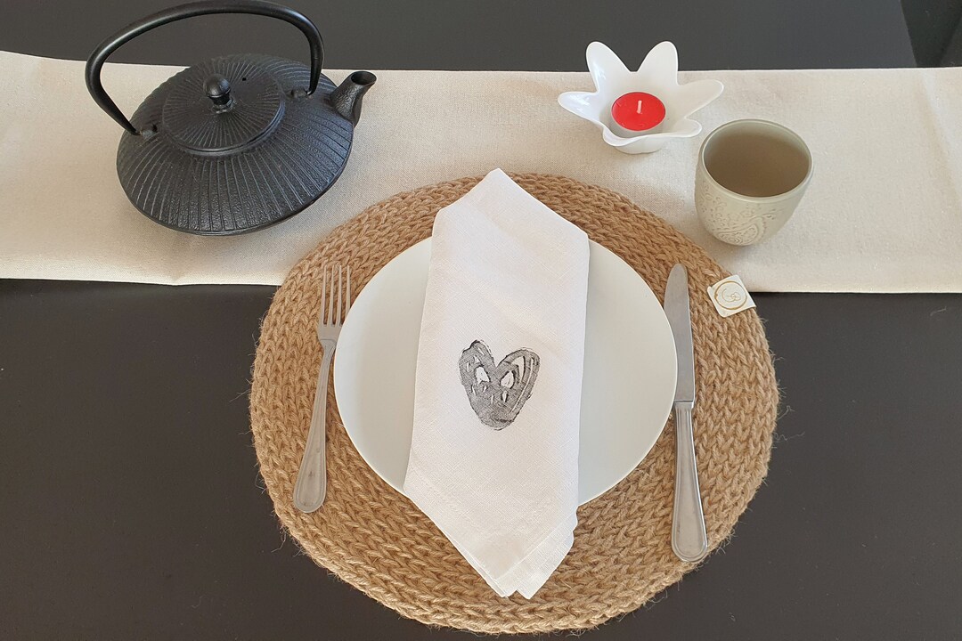 Placemats in Crochet Jute and Cotton Twine Etsy UK