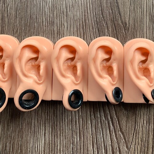 Soft Silicone Ear With Gauges Now In More Gauge Sizes Etsy