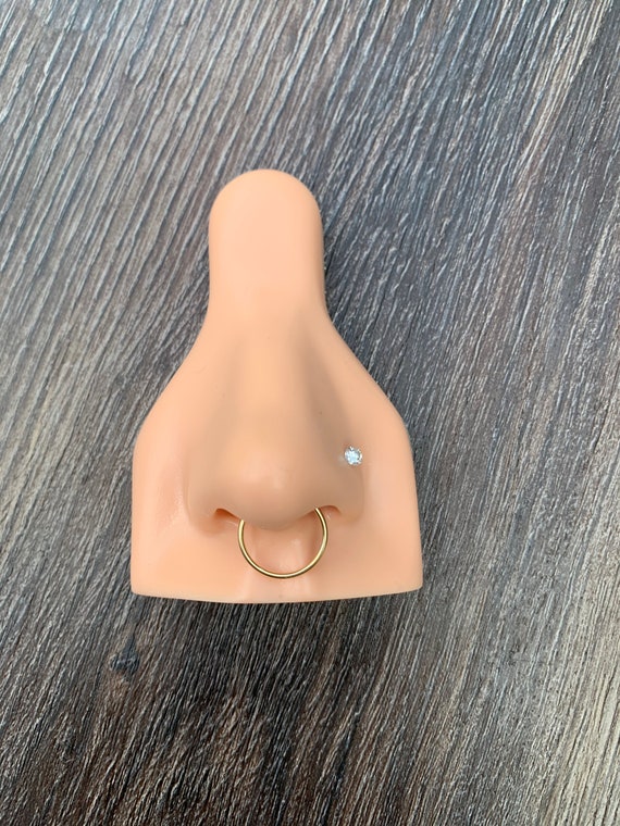 Soft Silicone Lip and Chin Jewelry Display Displays Art & Collectibles