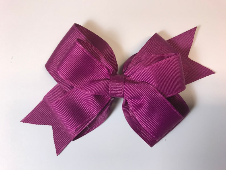 Fuchsia 4\u201d hair bow