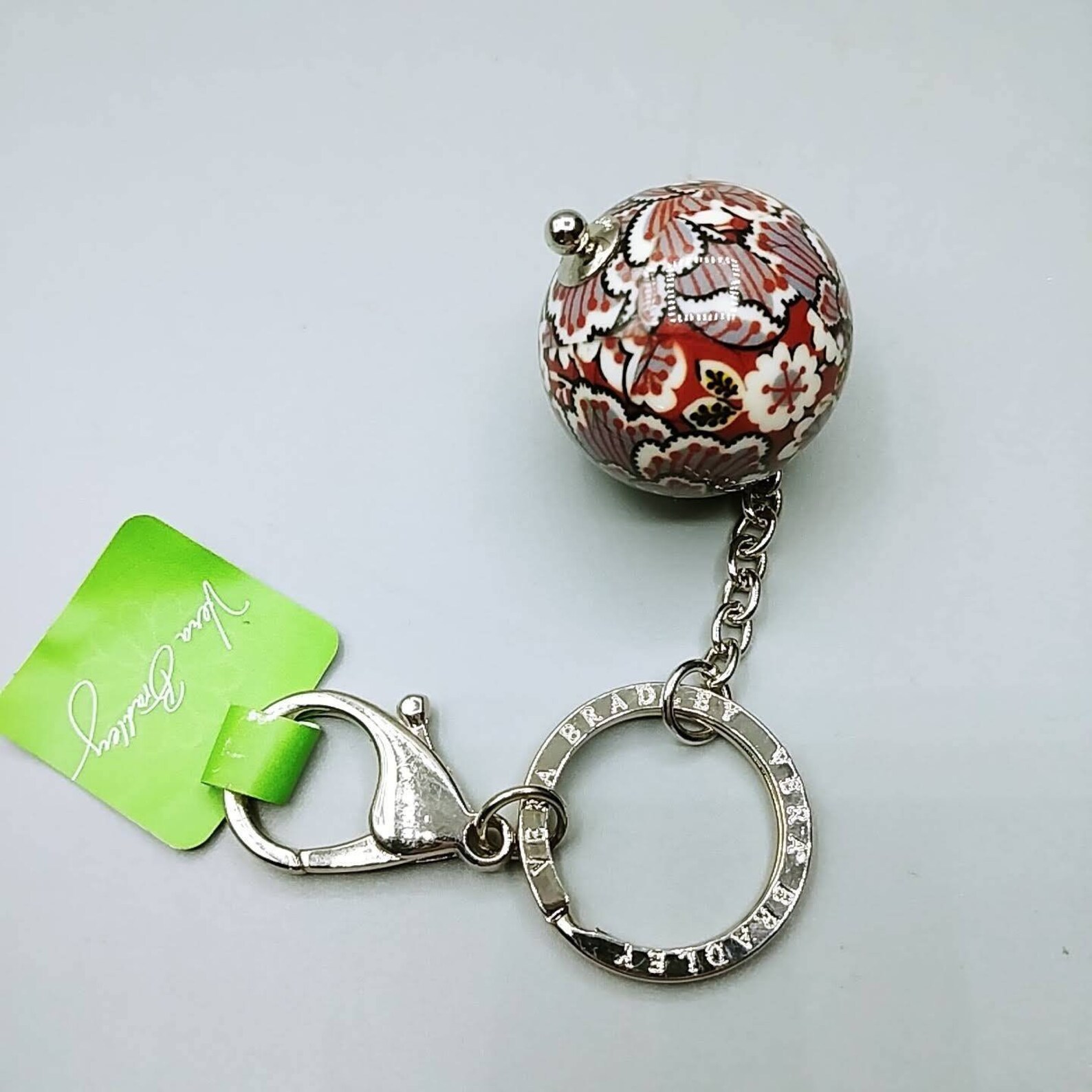 Vera Bradley Key Chain NWT Slate Bloom Pattern Have a Ball | Etsy