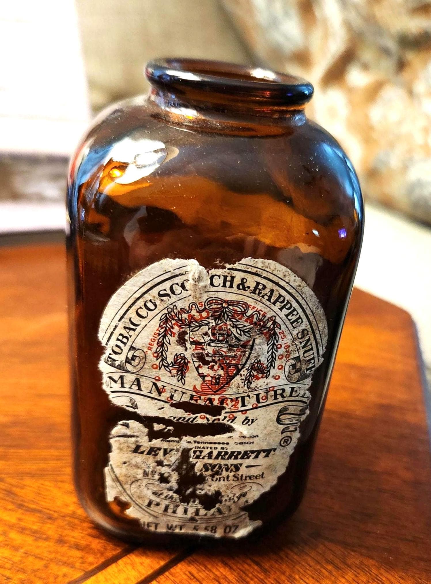 A. BARRETT & SONS 英国 アンティーク ヒップフラス 酒瓶レザー