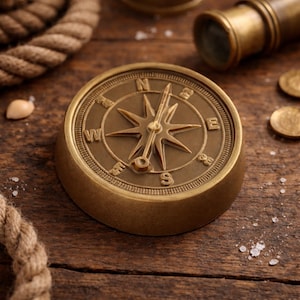 Chocolate Compass: Explorer, Novelty Traveler Birthday Gift
