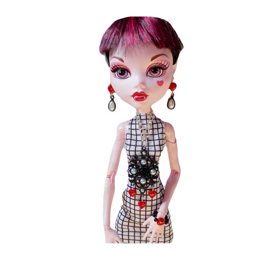 JEWELRY BARBIE CHINESE EMPRESS DOLL GREEN /& GOLD BEADED NECKLACE ACCESSORY ITEM