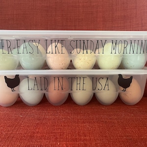 Custom egg cartons