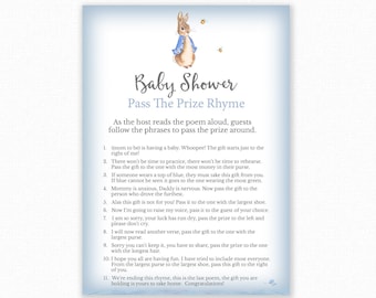 Pass the Gift Game Printable Baby Shower Baby Shower Game - Etsy