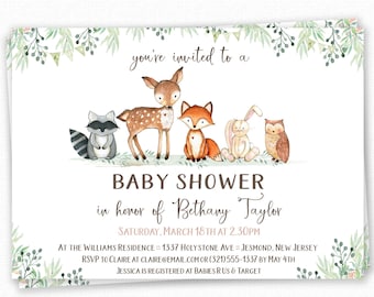Tribal Baby Shower Invitation Boy Adventure Woodland Oh Baby Boy Baby Shower Sprinkle Brunch Invite Digital Printable 36 BABY V2