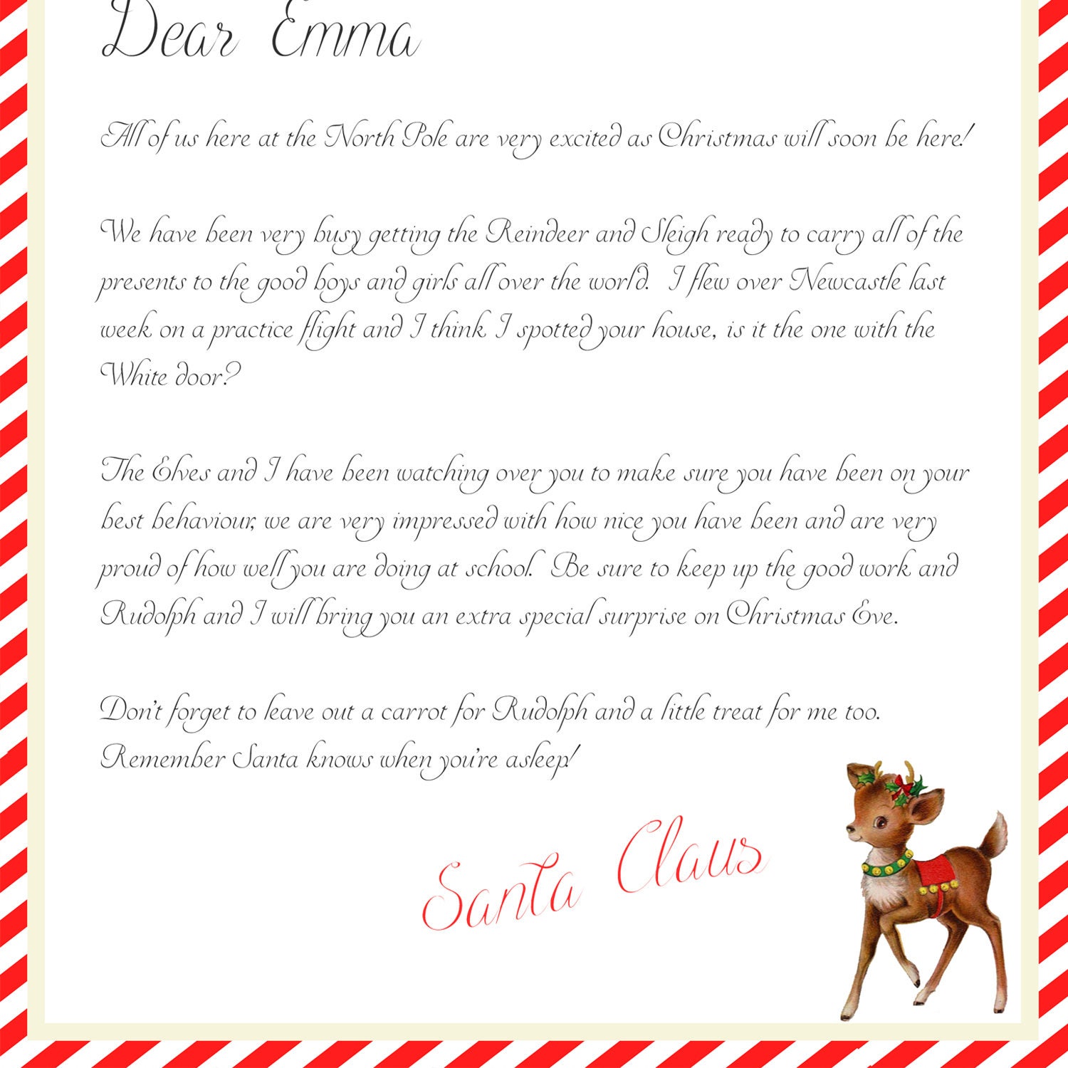 Personalized Letter From Santa - Christmas Letter From Santa