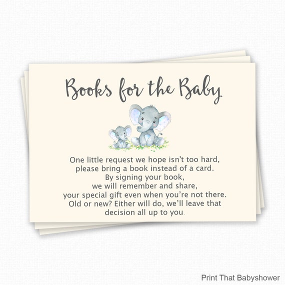 baby shower inserts