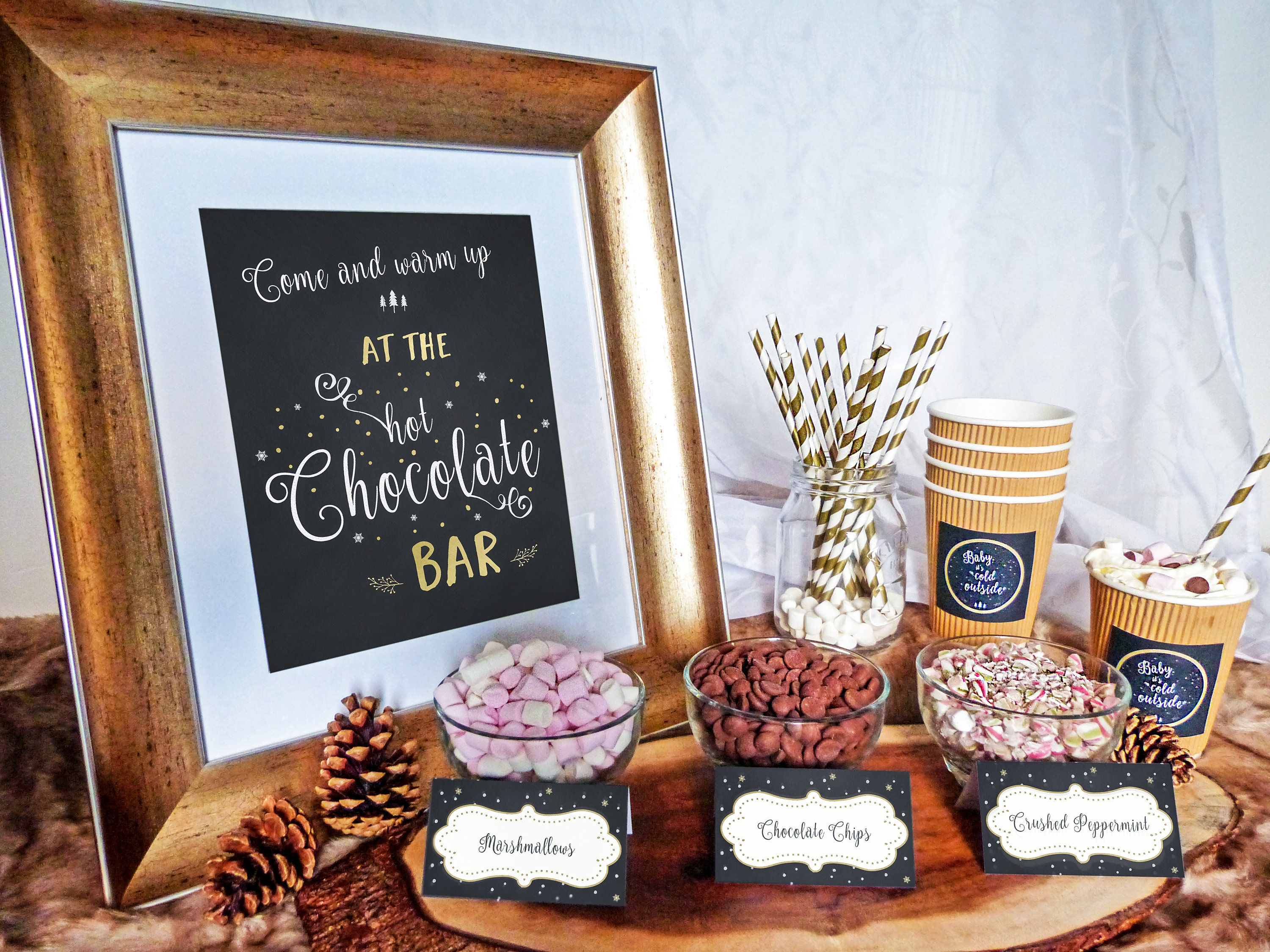 HOT CHOCOLATE BAR + CUTE ACCESSORIES! ~ FASHION~BEAUTY~DECOR