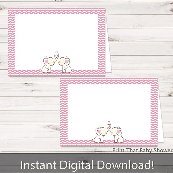 Baby Shower Food Tent Labels Pink Elephant Baby Shower Printable Baby Shower Food Tent Labels Pink Elephant Baby Shower Printable