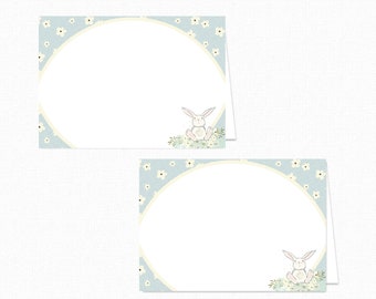 Baby Shower Food Tent Labels - Bunny Rabbit Baby Shower - Printable Food Labels - Bunny Rabbit Place Cards - Food Labels, Bunny Rabbit