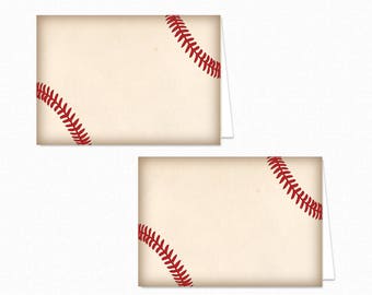 Baby Shower Food Tent Labels - Printable Food Signs - Place Cards - Baseball