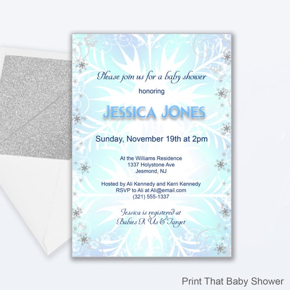Frozen Baby Shower Invitations 8