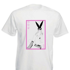 Bunny girl lewd t shirt ウサギ Anime Usagi