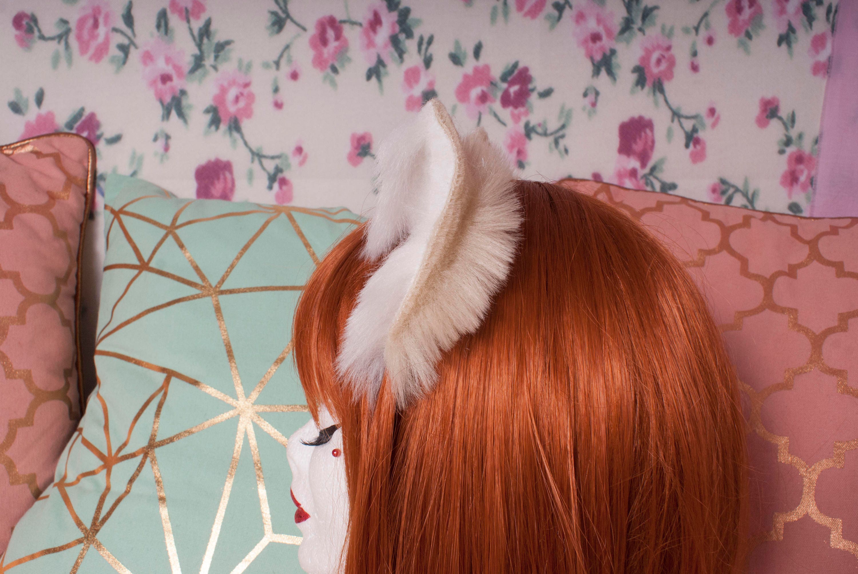 Realistic kitten play ears / alternative fur colour options / Etsy