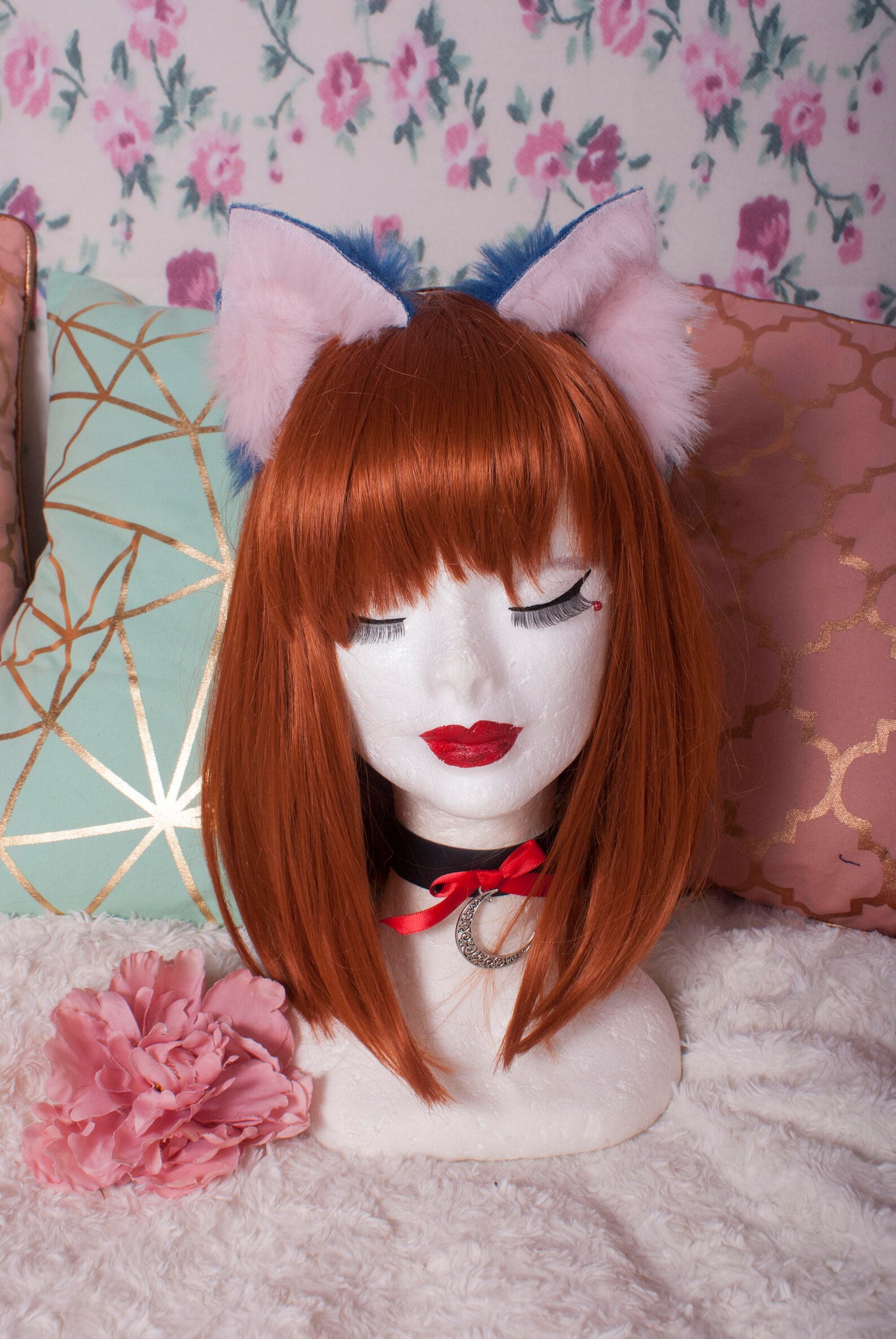 Realistic kitten play ears / alternative fur colour options / Etsy