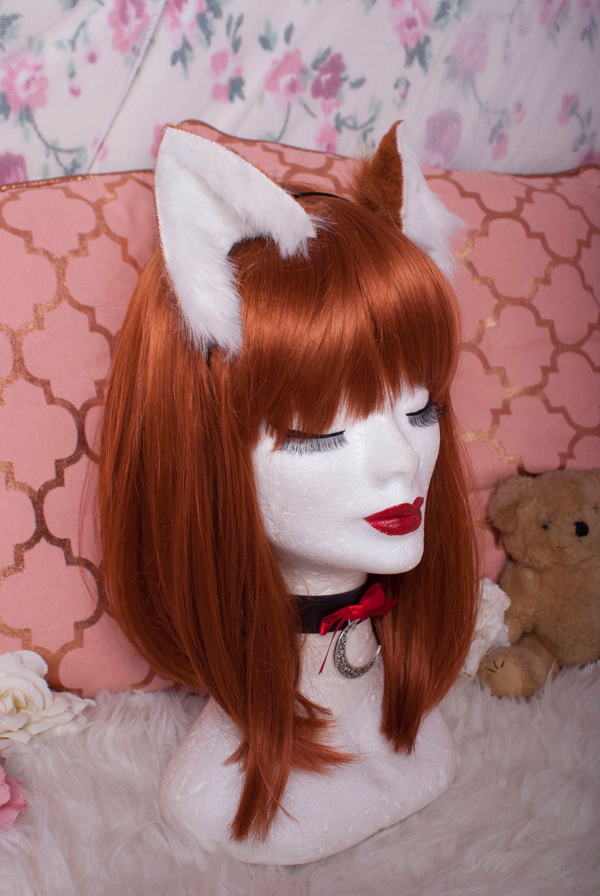 Realistic kitten play ears / alternative fur colour options / Etsy