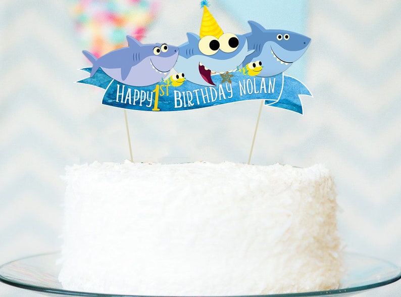 Joyeux Anniversaire Gateau Banniere Kit Requin Splash Bougies Decorations Et Accessoires De Fetes Joyeux Anniversaire Gateau Banniere Kit Requin Splash Bougies Decorations Et Accessoires De Fetes