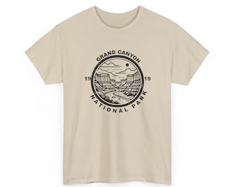 Grand Canyon National Park badge Tee | Retro travel illustration