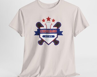 Chicago Baseball Graphic Tee, Unisex Cotton T-Shirt