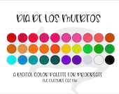 Procreate - Dià de los Muertos color palette