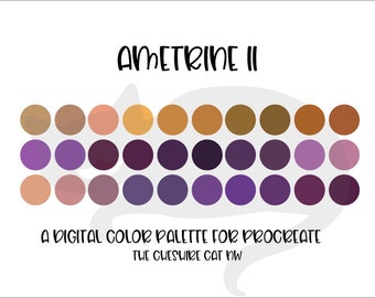 Procreate - Ametrine II color palette