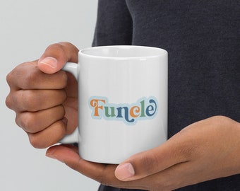 Tazza Funcle bianca lucida