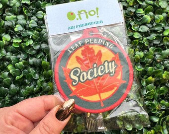 Leaf Peeping Society Pumpkin Spice Scented Air Freshener