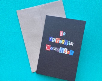 Biglietto del mio collega preferito: regalo per Murderino