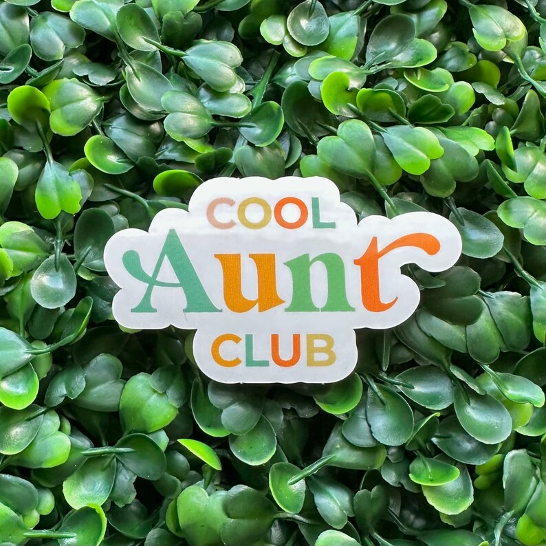 Cool Aunt Club sticker image 2