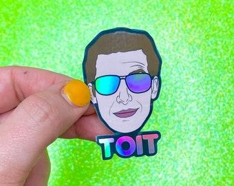 TOIT Jake Peralta Brooklyn 99 Holographic sticker