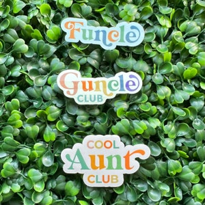 Cool Aunt Club sticker image 3