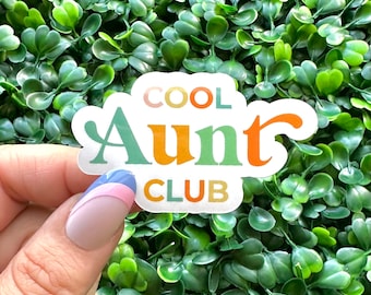 Cool Aunt Club sticker