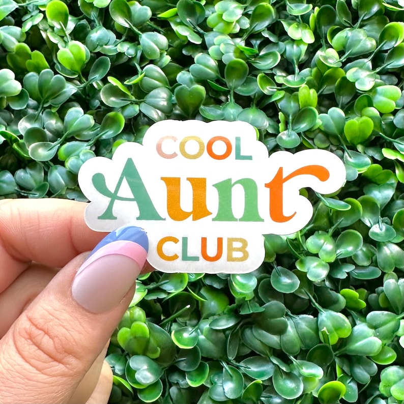 Cool Aunt Club sticker image 1