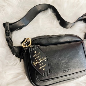 Behind Every Bad Bitch is a Carseat Keychain, Keychain for Mama, Retro Motel Keychain, First Time Mom Gift, Xmas Gift for Mama image 3